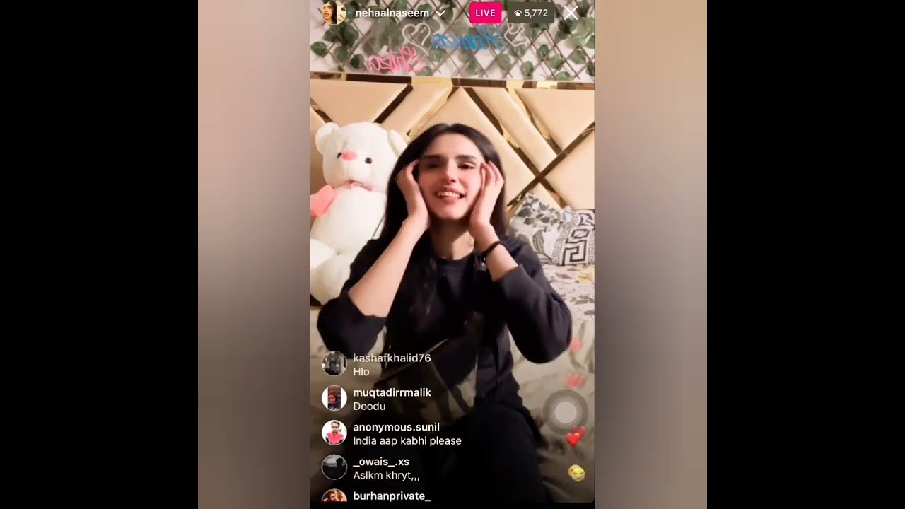 Nehaal Naseem Live On Instagram|Latest  Live video Of Nehaal Naseem #nehaalnaseem #liveoninstagram
