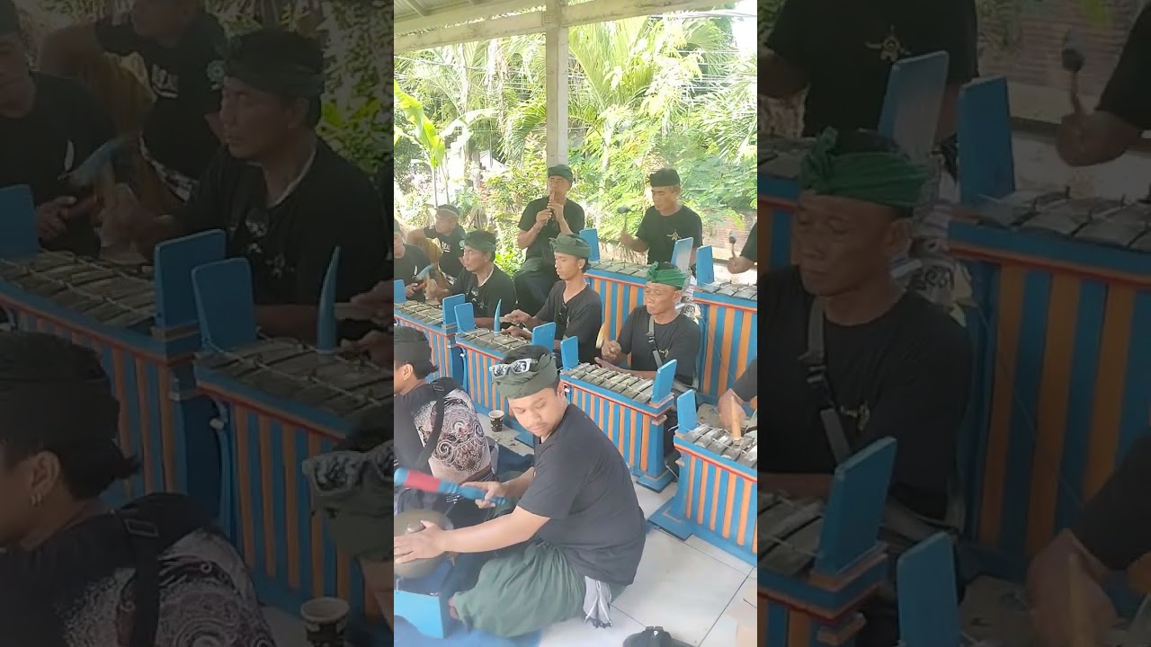 Angklung kreasi bersama komunitas Ngalih Nau, Buleleng. Tari penyambutan. #angklung 