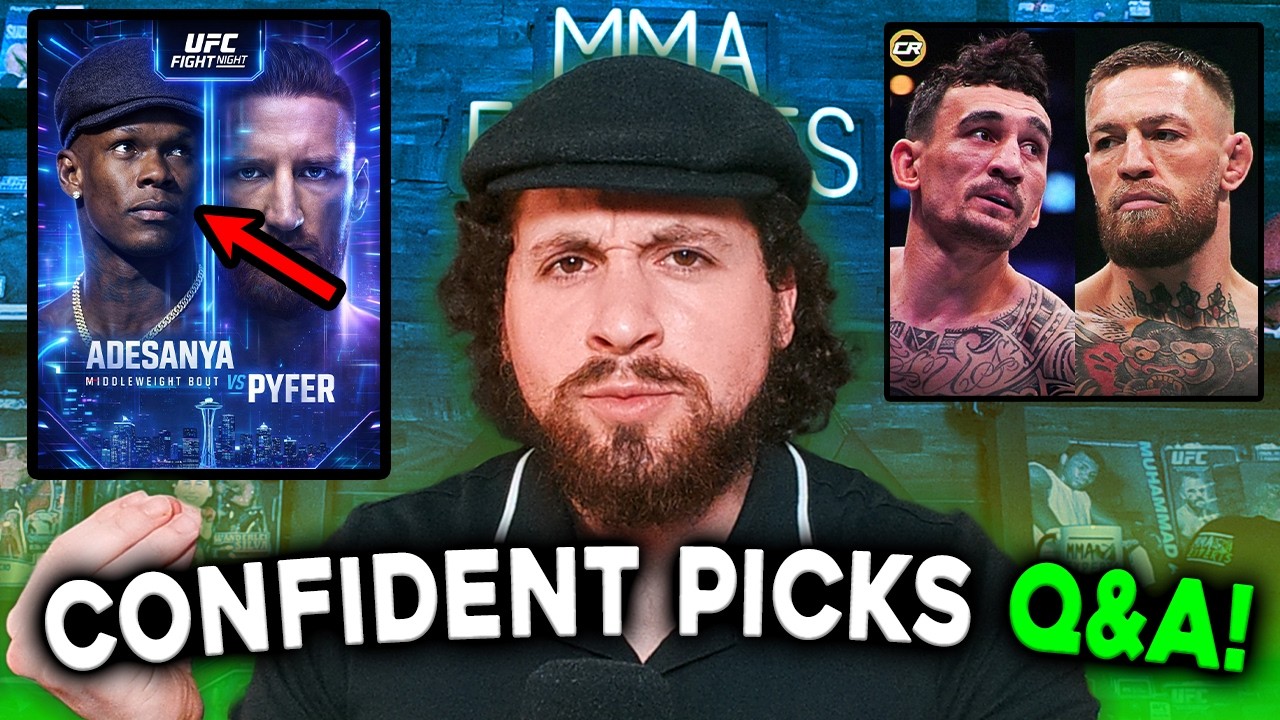 ADESANYA VS PYFER CONFIDENT PREDICTIONS! HOLLOWAY VS MCGREGOR? UFC SEATTLE - LIVESTREAM Q&A