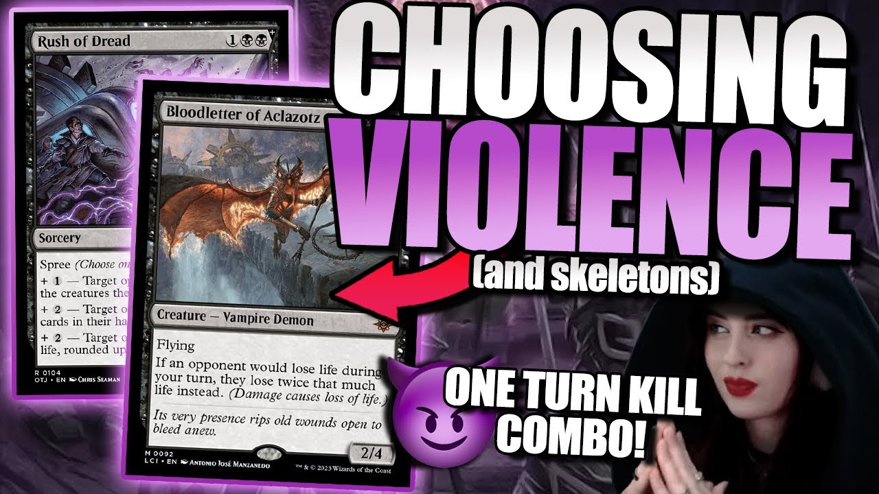 This Combo is NOT FAIR💀NEW Standard Mono Black Deck!🔥MTG Gameplay & Deck Tech
