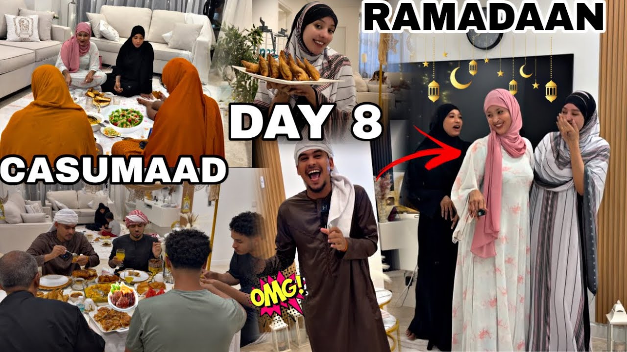 MAALINTA 8AAD RAMADAAN ROUTINE CASUMAAD ATARIISHO BADIYO IYO NUURADIIN IMAAN..😱