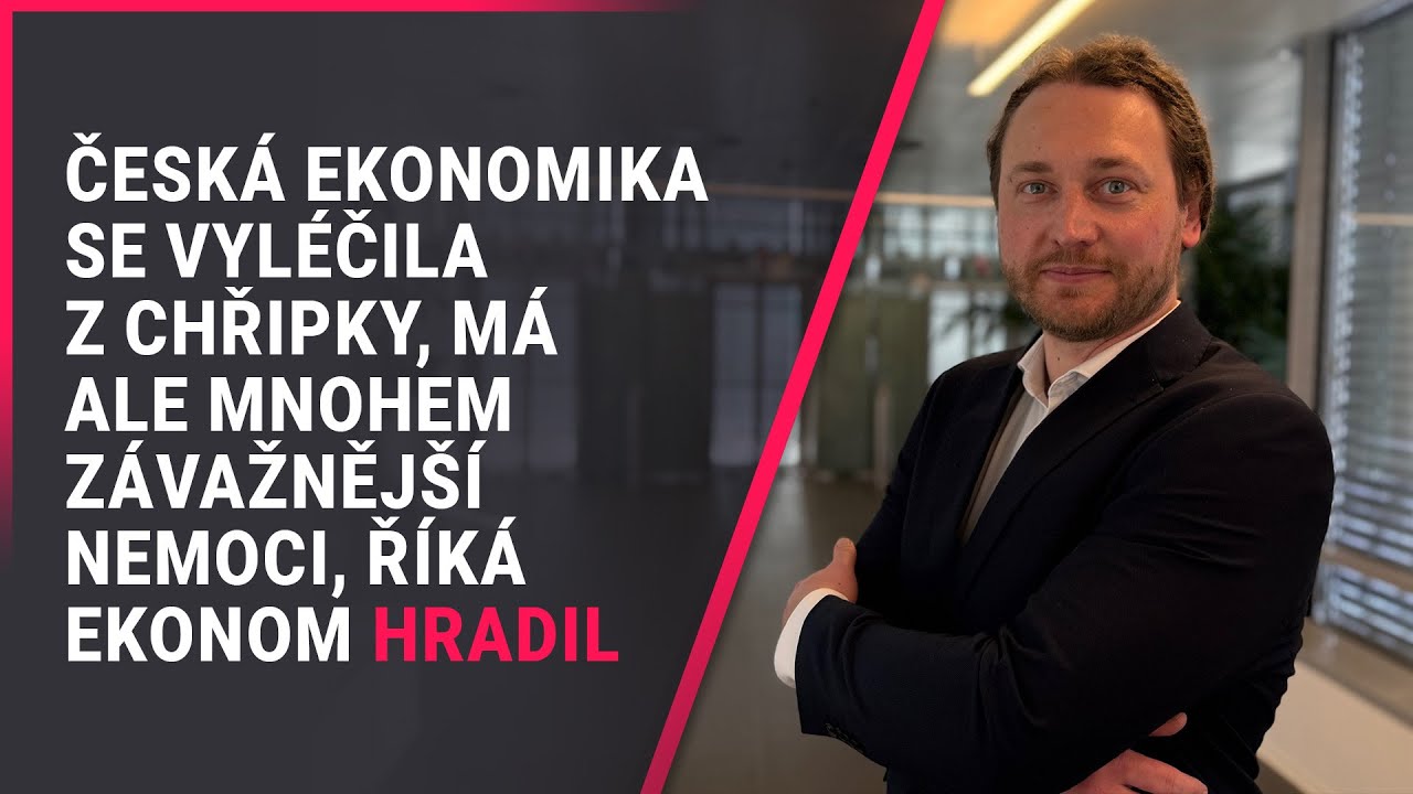 Česká ekonomika se vyléčila z chřipky, má ale mnohem závažnější nemoci, říká ekonom Hradil
