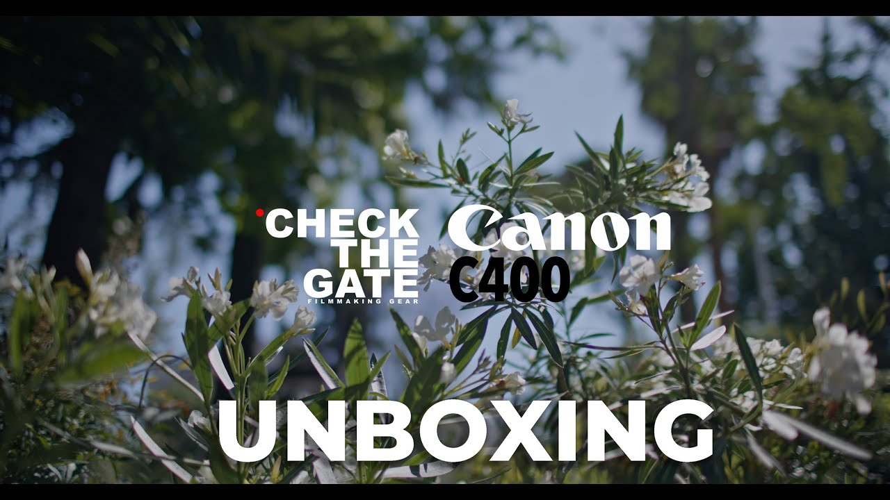 UNBOXING Canon EOS C400 + Canon Sumire 35mm