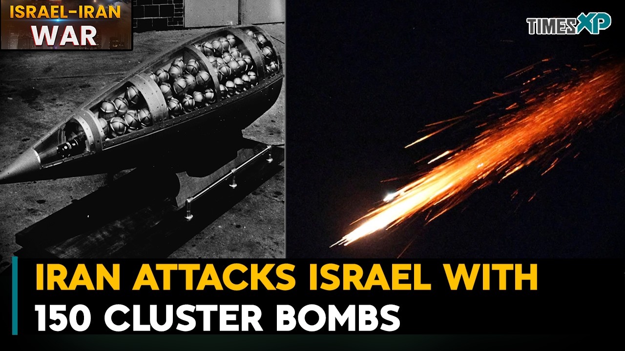 Iran Attacks Israel With 150 Cluster Bombs| Iran-Israel-U.S. War