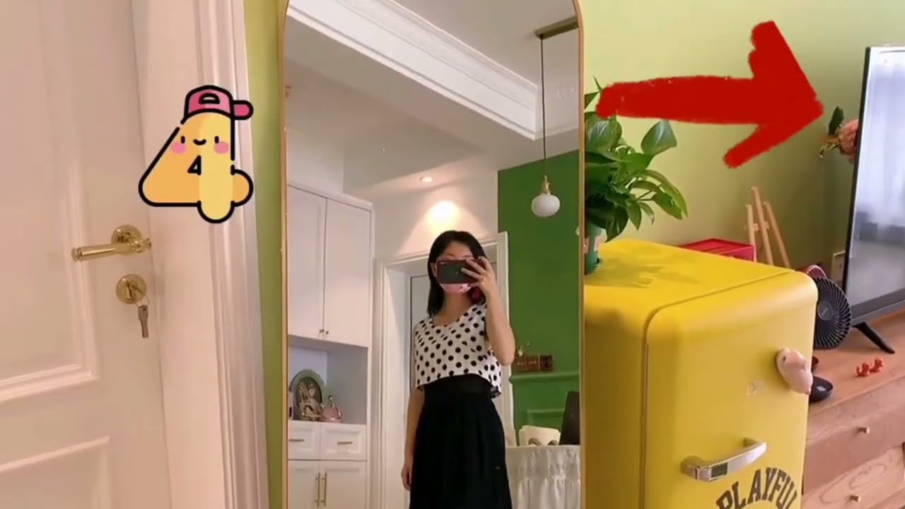 A Full-Length Mirror With High-Definition Glass Mirror, #Mirror #full-lengthmirror #style #selfie