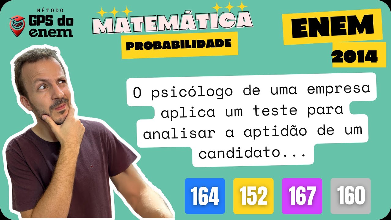 🐧 164. ENEM 2014 Probabilidade | Questão👉🏻 