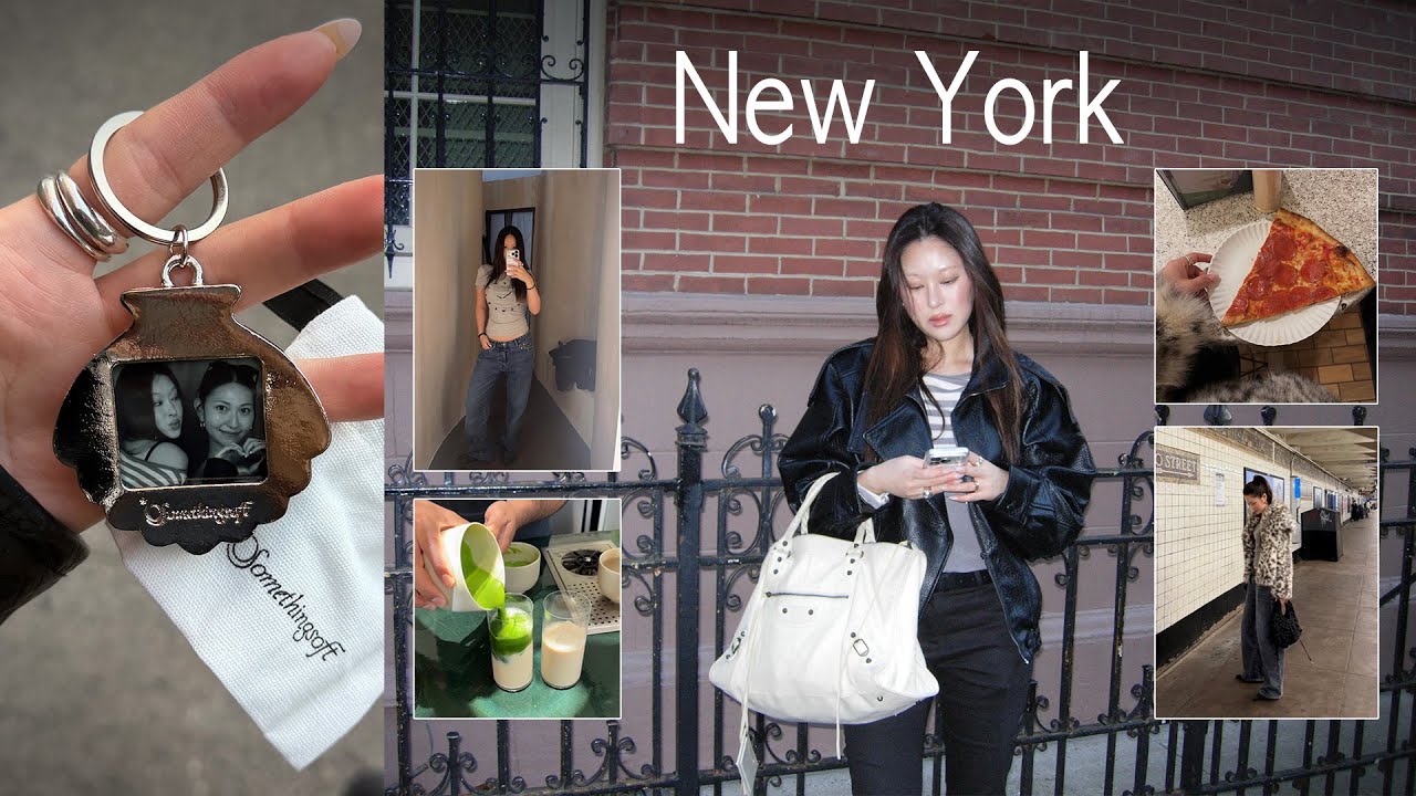 nyc vlog.ᝬ 72시간 뉴요커처럼 놀아보기🗽🇺🇸(빈티지 포토부스 키링, gimaguas 팝업, 뉴욕 마차 맛집, 보니앤클라이드, tokio7, 팔로마울, 칵테일바)