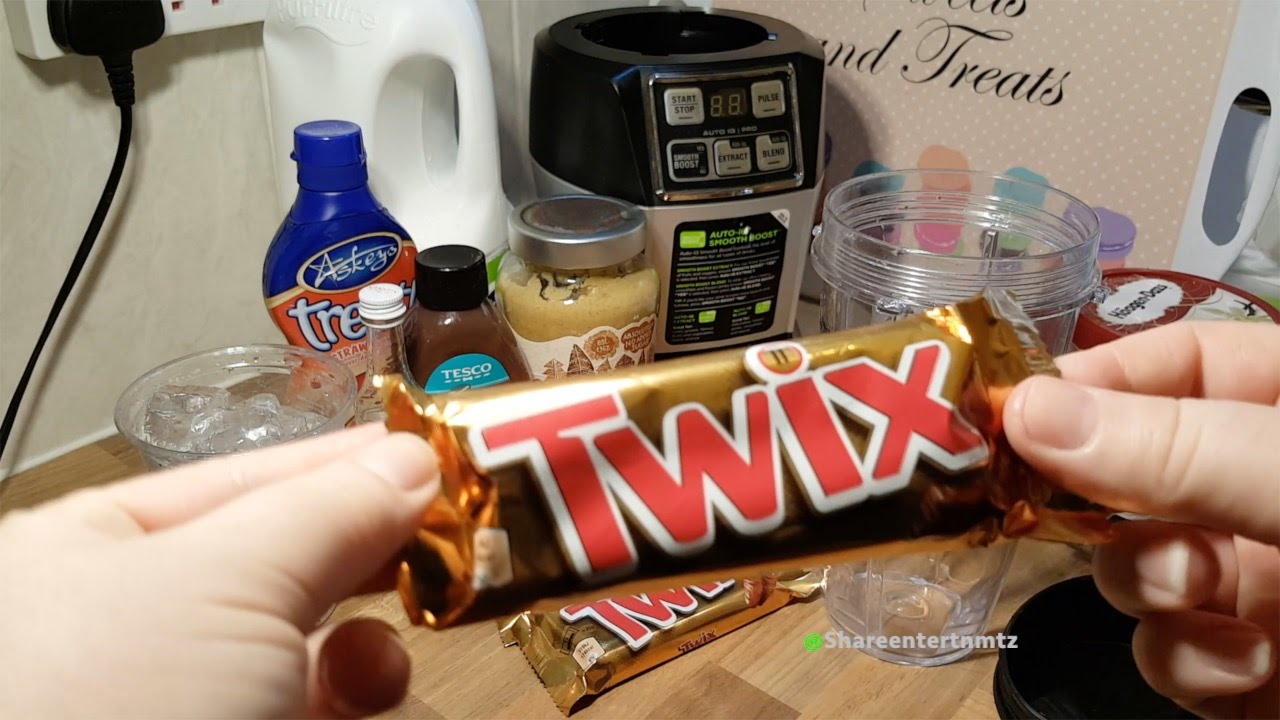 Twix Bar Chocolate Milkshake