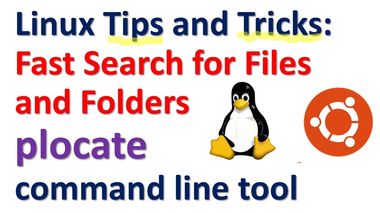 Fast Search for Files and Folders in Linux Using Command Line - plocate command line tool