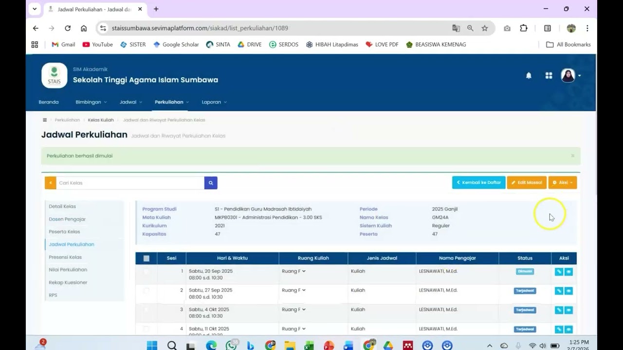 CARA INPUT NILAI MAHASISWA PADA SIAKAD SEVIMA #viralvideo #pendidikan #kurikulummerdeka #mahasiswa