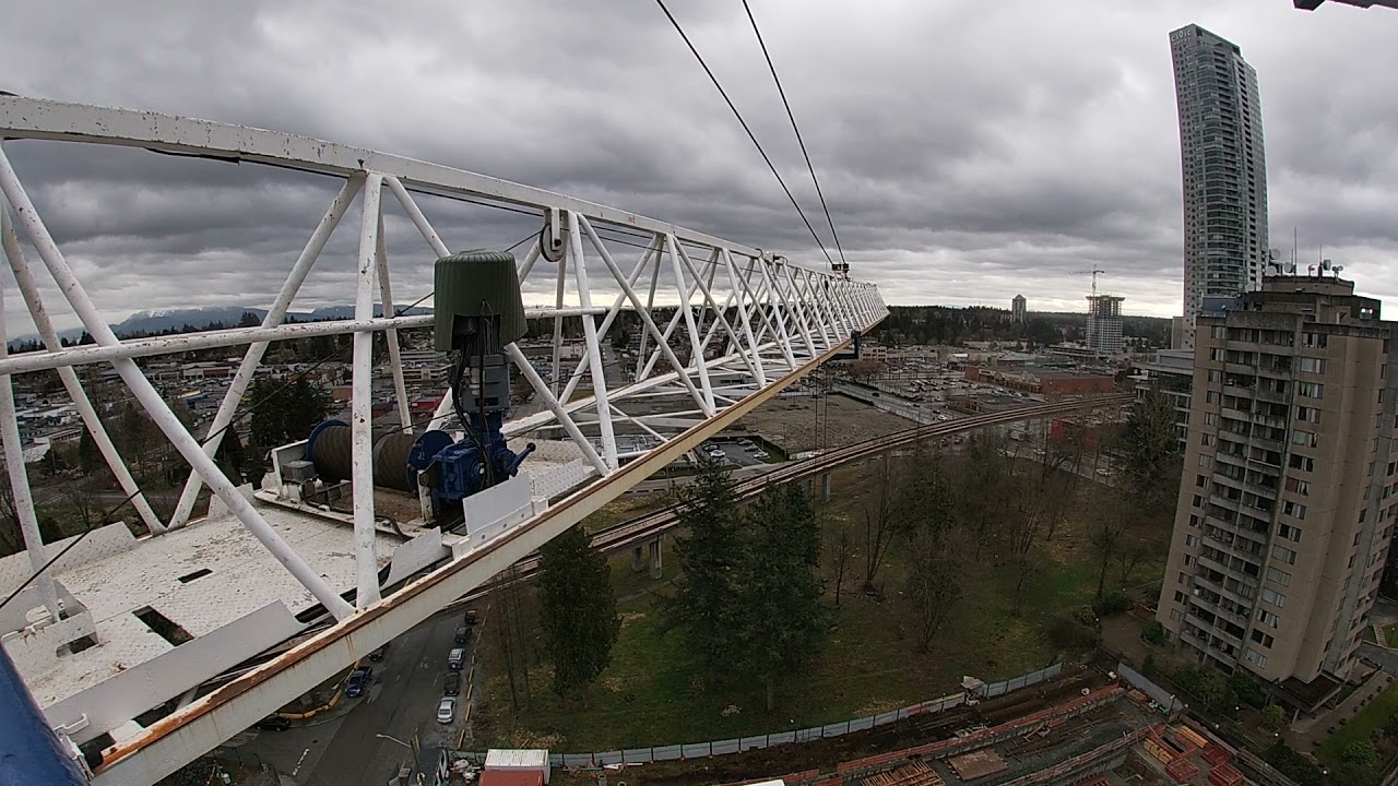 CraneVistas Tower Crane Time Lapse Diary March 19th 2021