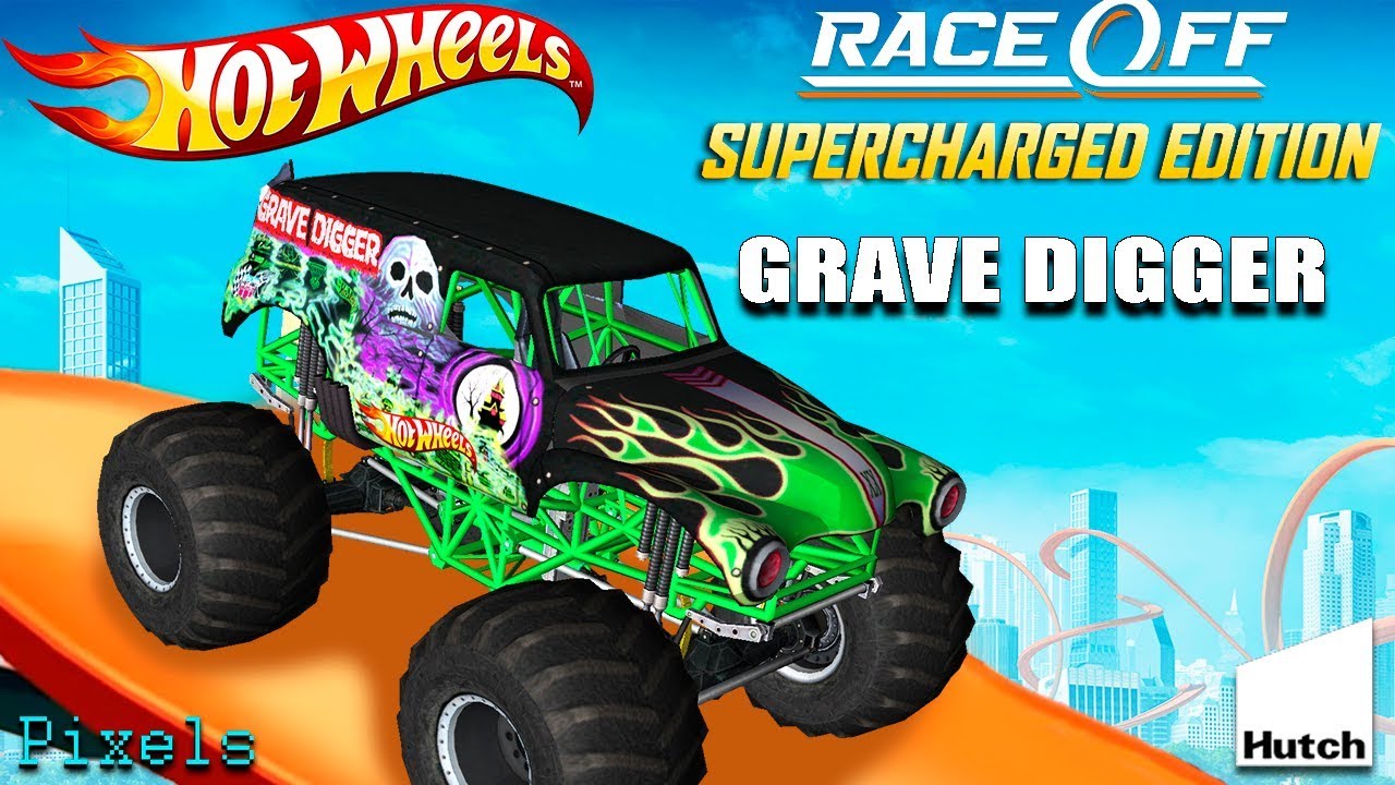 Hot Wheels Race Off - Grave Digger Monster Truck
