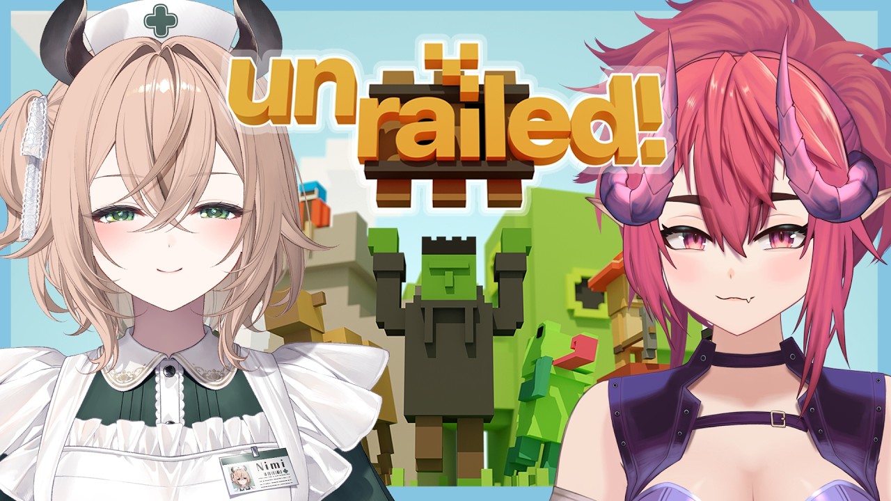 [UnRailed]: SWEATY SUNDAY! Showing @niminightmare my favorite train game! :D | #gaoinlive