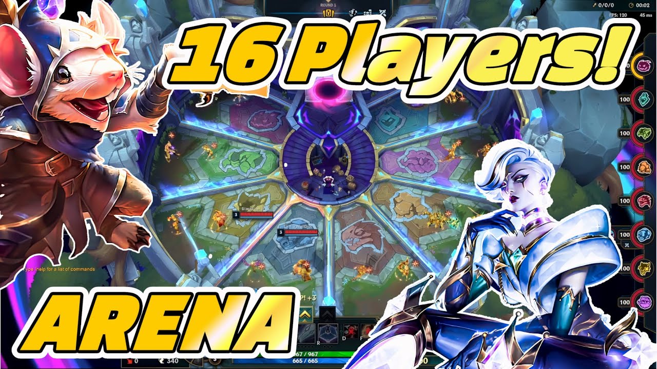 NEW ARENA 2v2v2v2v2v2v2v2 Test Run With Twitch and Camille