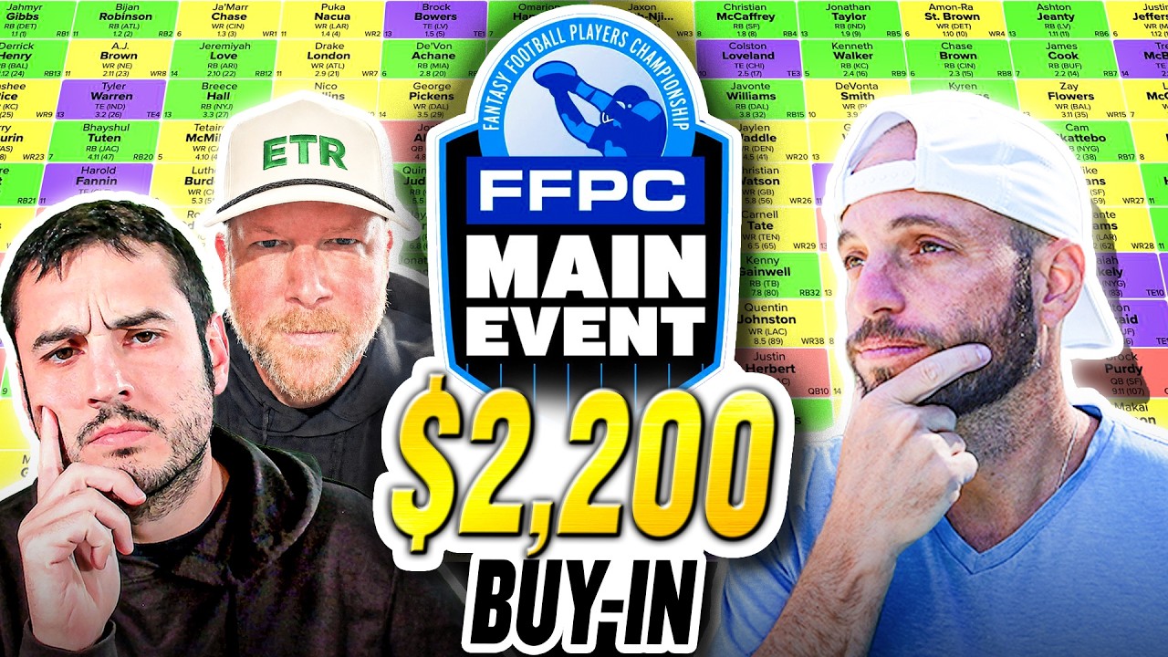 High Stakes 2026 Fantasy Football Draft | $2,200 Entry