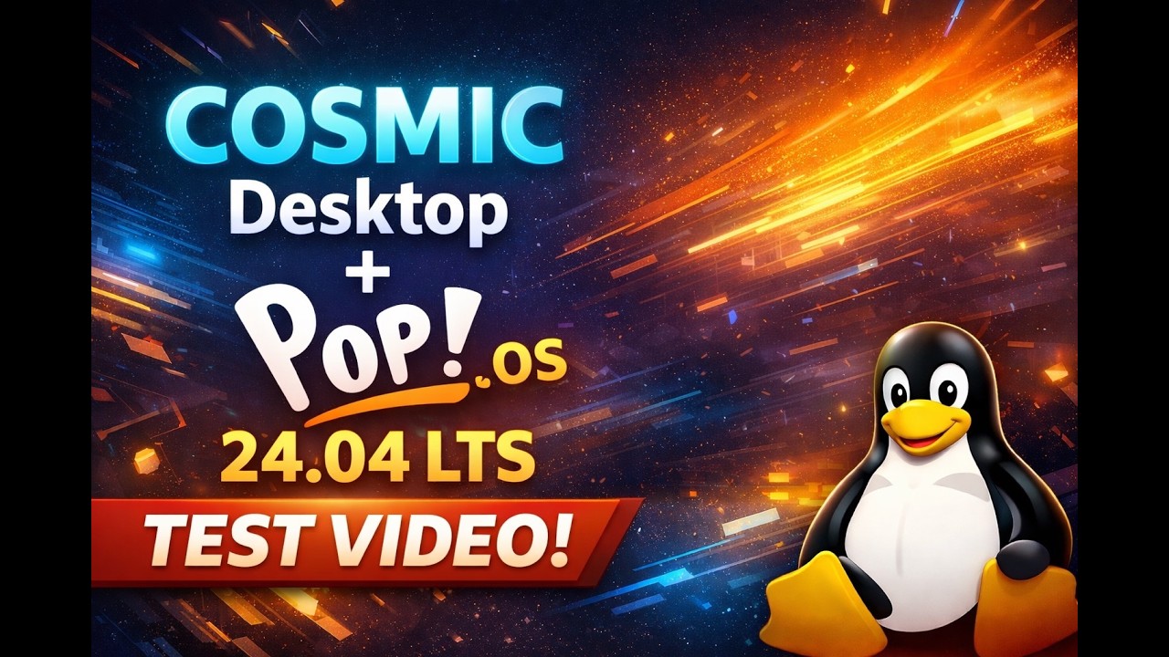 Тестирование нового рабочего стола COSMIC на Pop!_OS 24.04 LTS