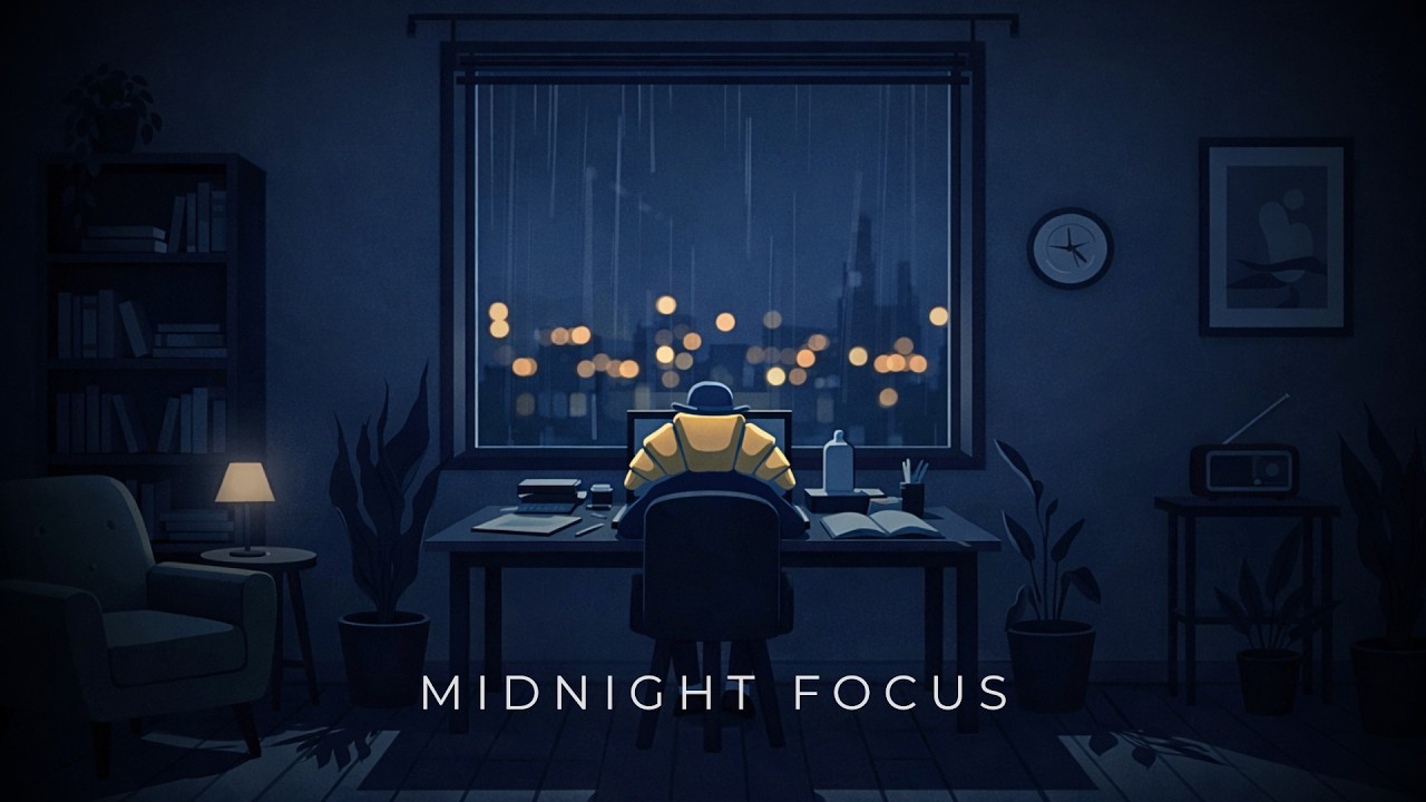 Deep Work After Dark | Minimal Ambient Focus Sound