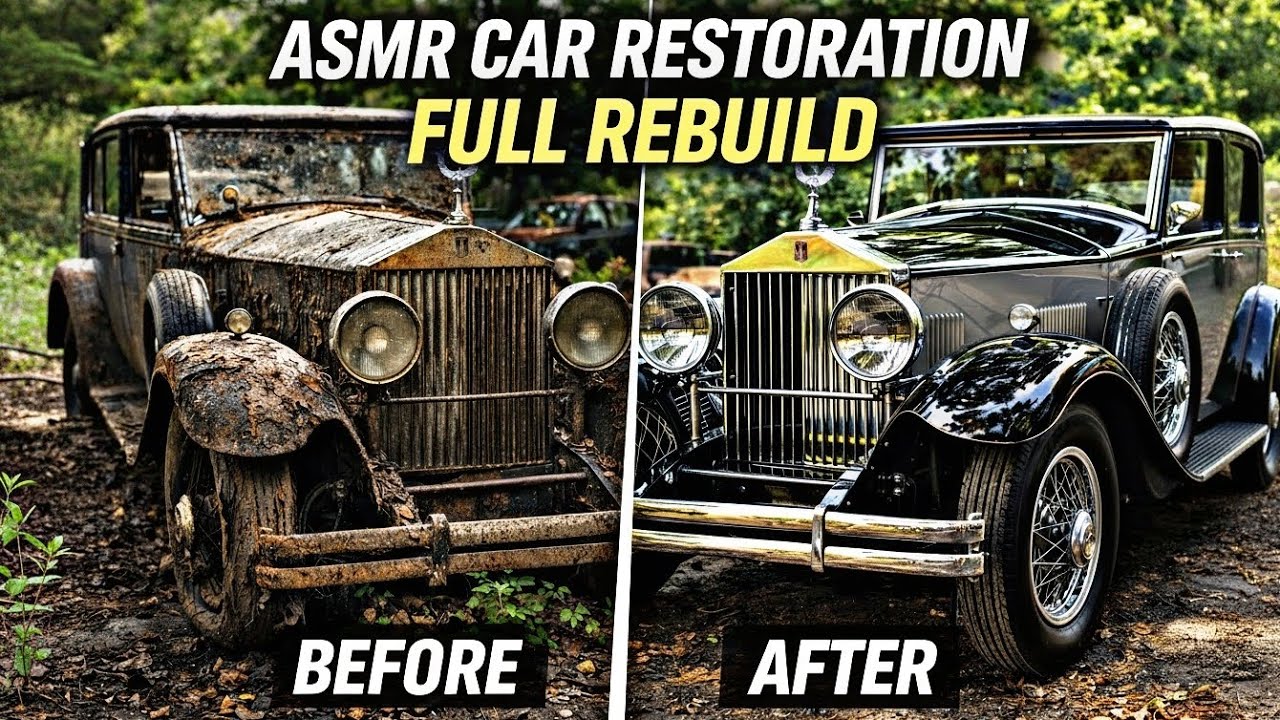 ASMR Rolls-Royce Phantom I 1929 Full Restoration From Abandoned to Showroom New