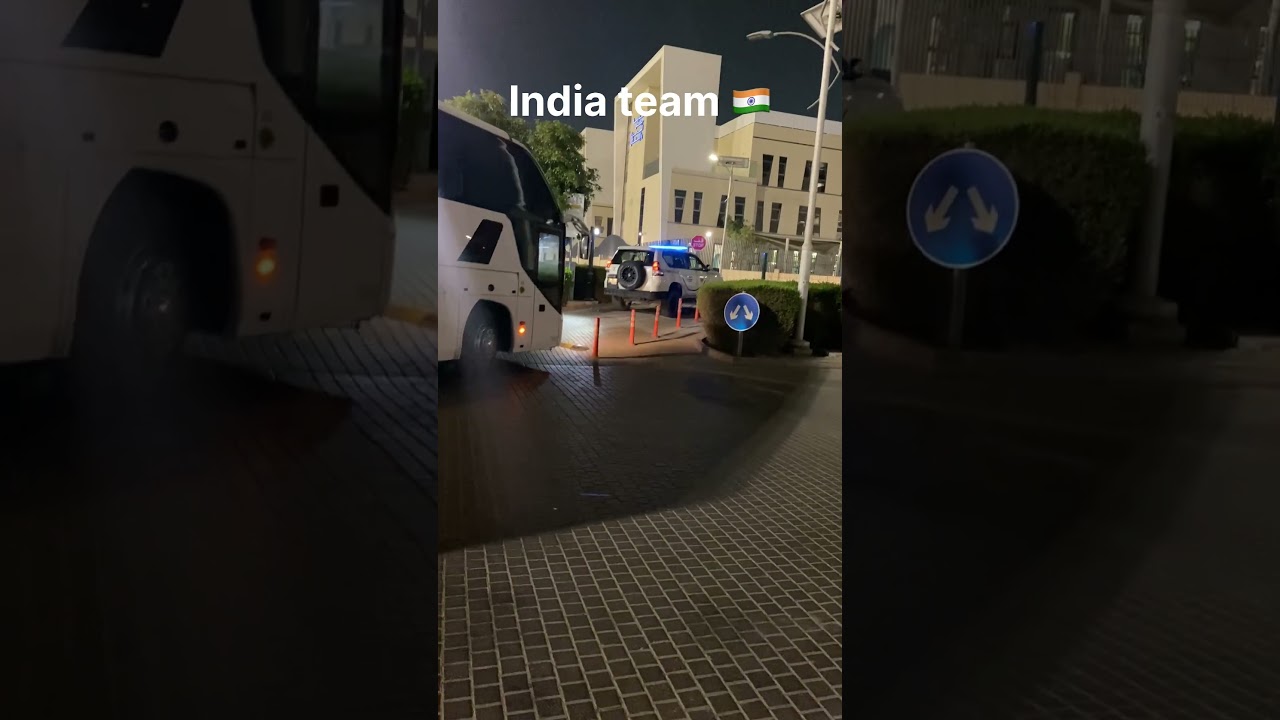 India cricket team In Dubai #viral #shorts #viralvideo #police #sports