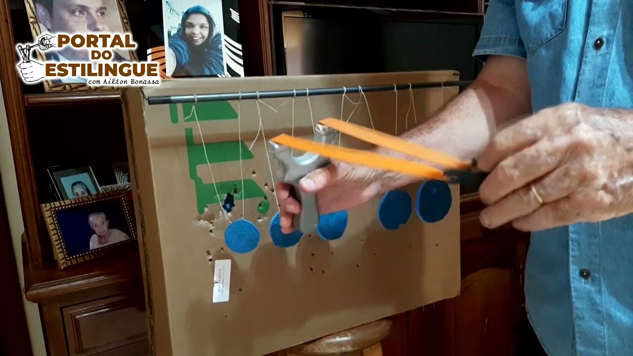 TIROS DE ESTILINGUE DENTRO DE CASA - Portal do Estilingue com Ailton Bonassa