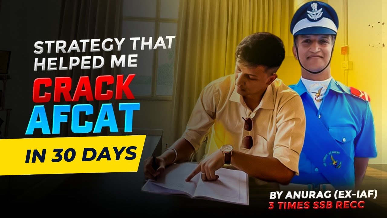 30 DAYS Strategy to clear AFCAT | AFCAT EXAM | Anurag Thakur #afcat #ssbinterview #viral #trending