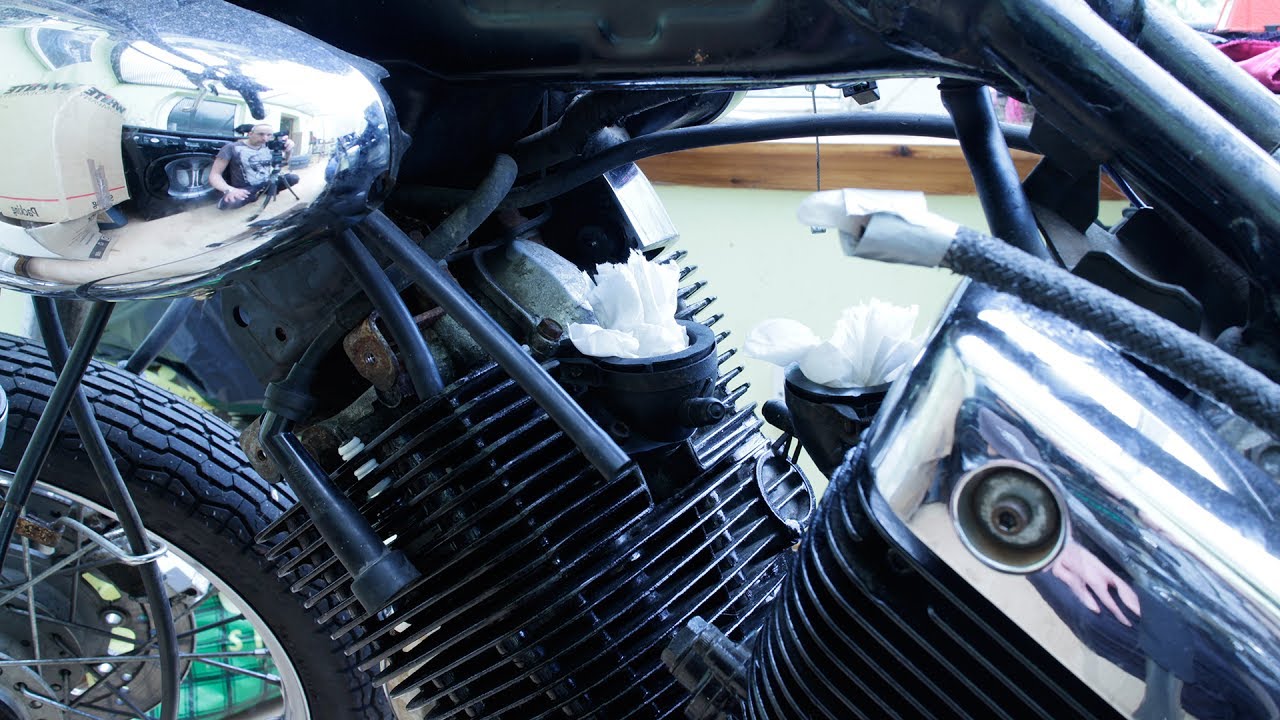 Проект Yamaha VIrago XV5535 Bobber, часть 4. Зазоры клапанов.
