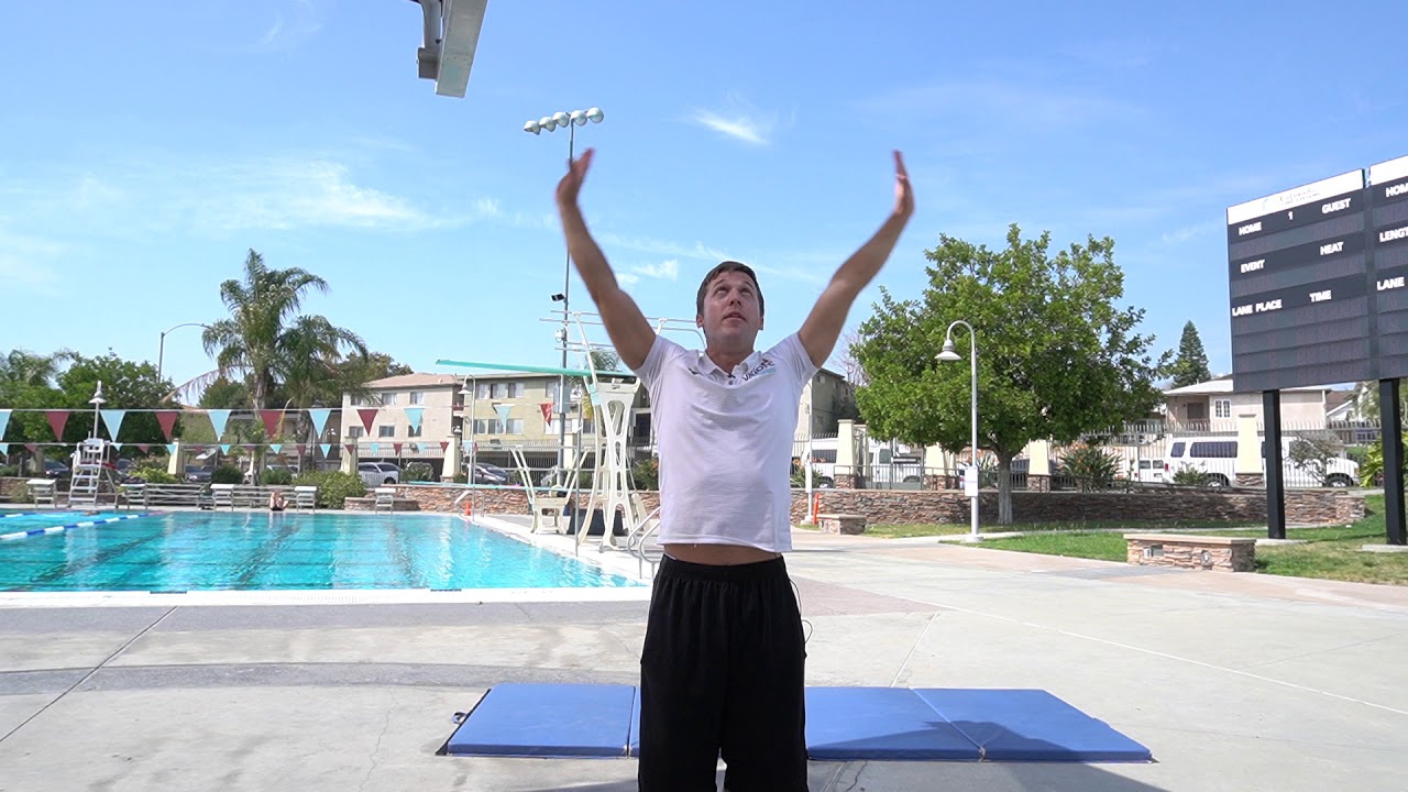 How to improve your back dive Straight 201a (Springboard Diving Strategies Tips Tutorial)