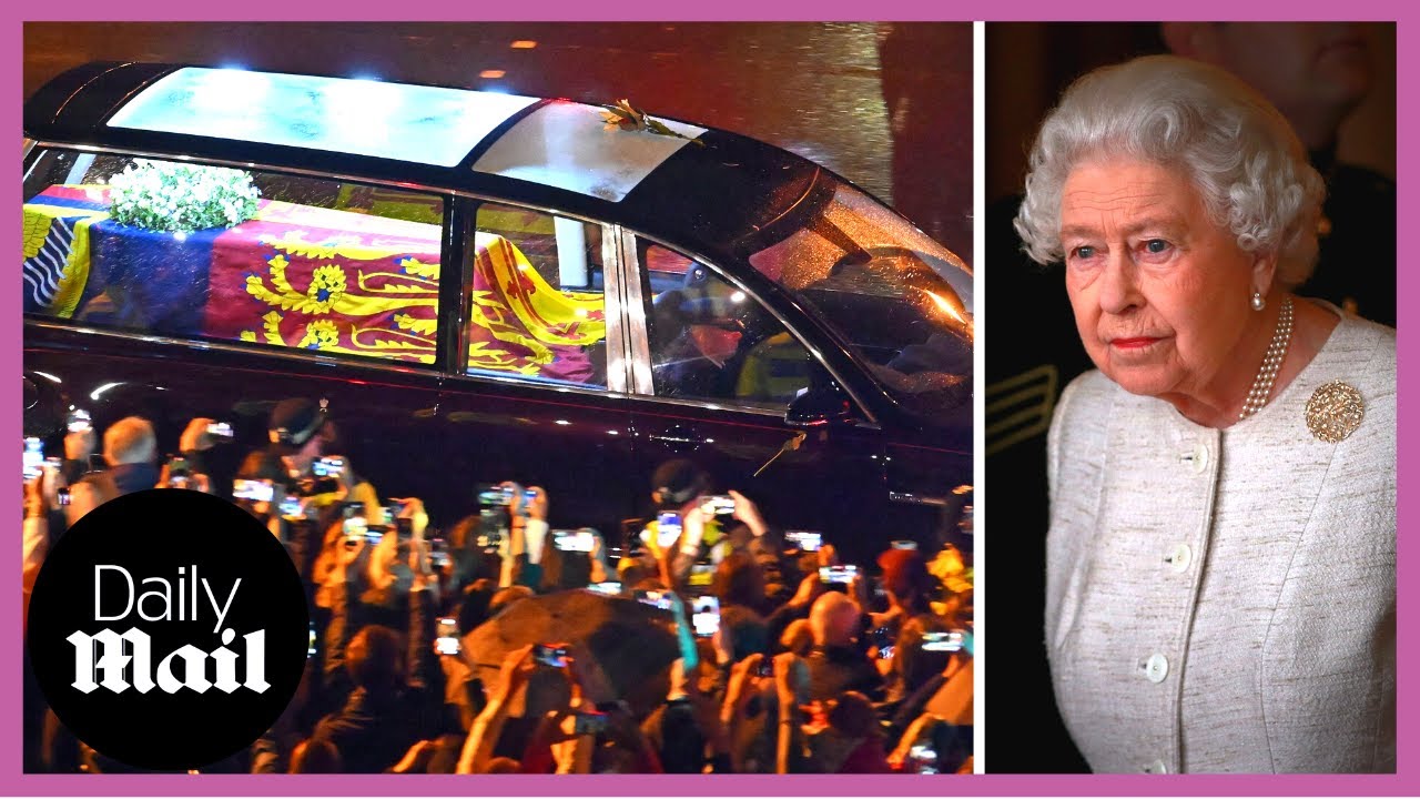 Edinburgh to London: Queen Elizabeth II's final journey to Buckingham Palace