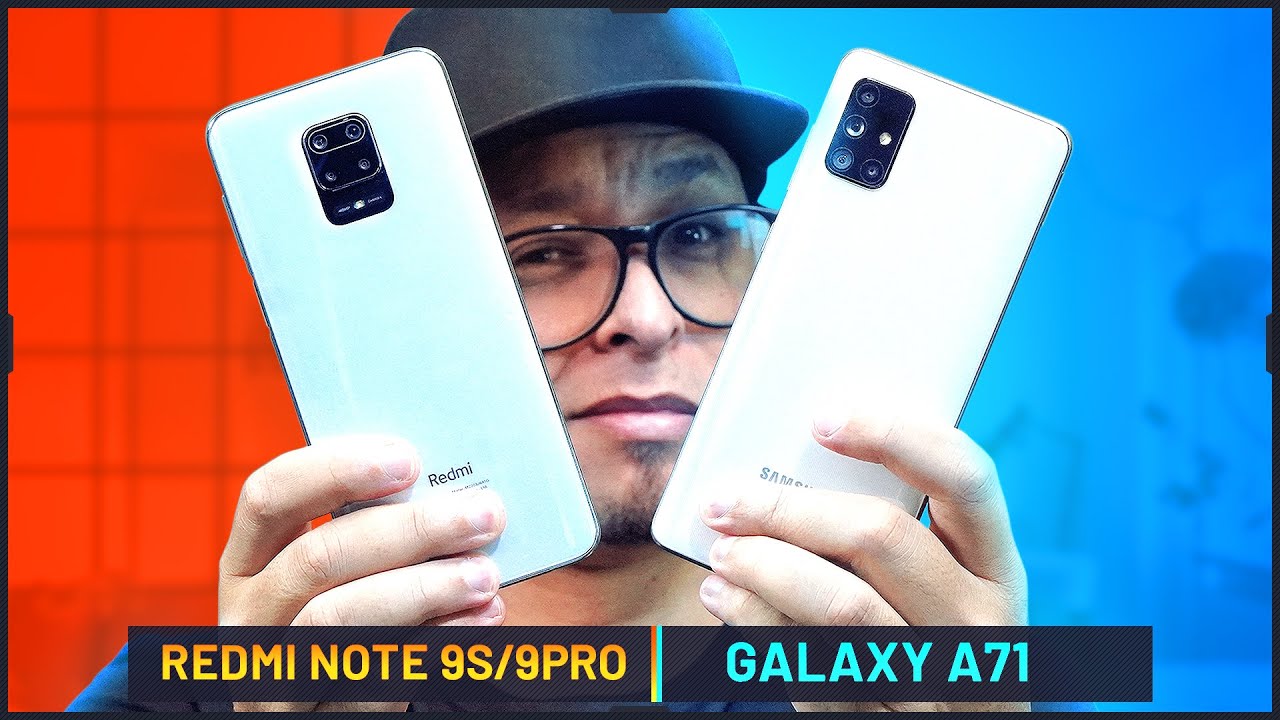 SAMSUNG GALAXY A71 vs XIAOMI REDMI NOTE 9S e 9 PRO - SEM FRESCURA! QUAL O MELHOR?