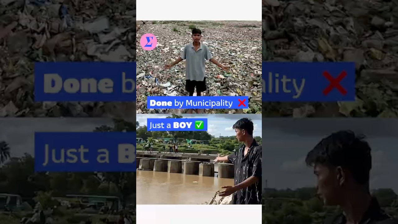 Bittu the legend | One boy cleans up river that the authorities and others failed to do | MP, Ind