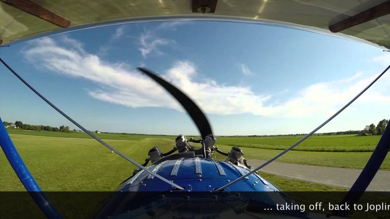 Flying my WACO ZPF-7