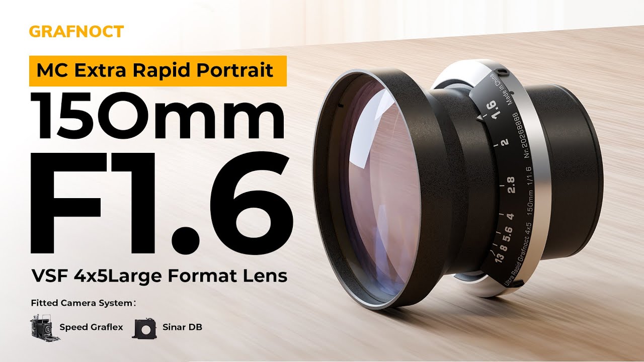We decide to make a new 4x5 lens