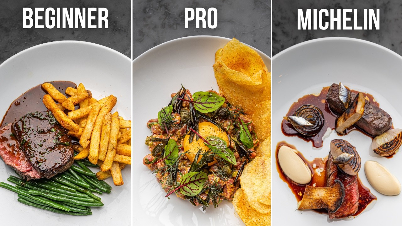 Fillet Steak In 3 Levels Of Difficulty