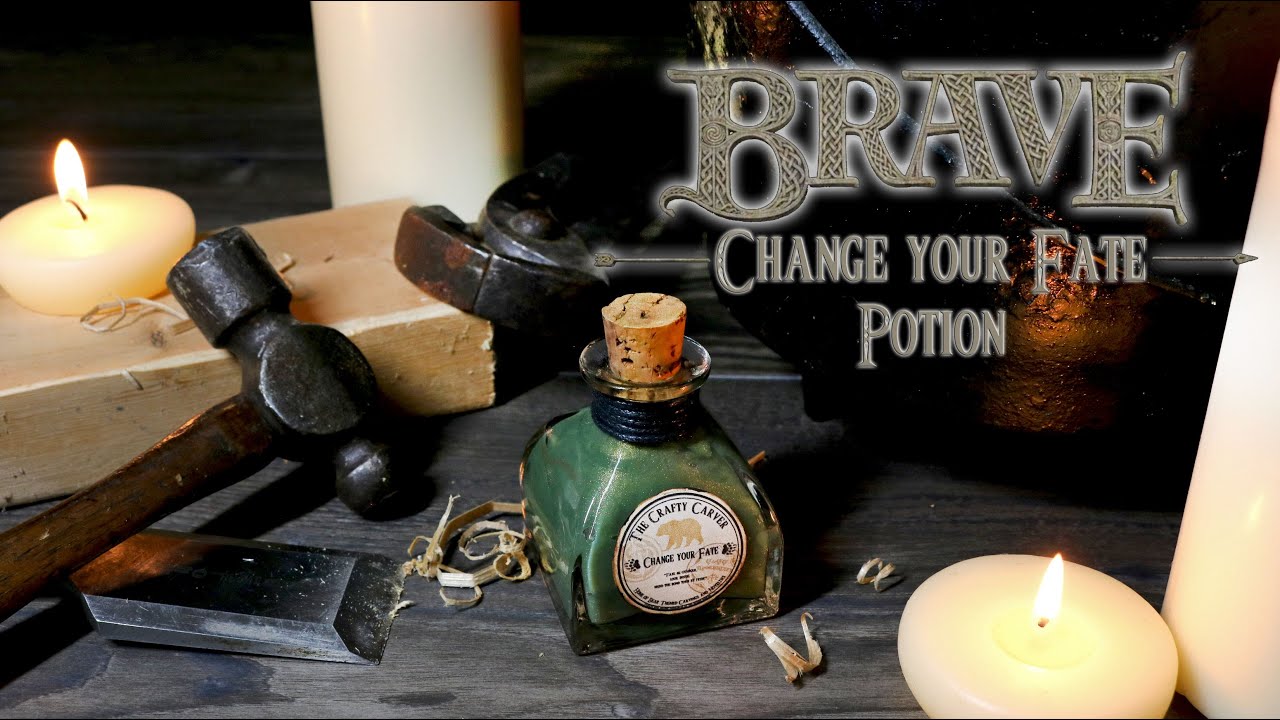 Change Your Fate Potion Prop : Pixar's Brave : Brave Potion Making : The Crafty Carver : Disney
