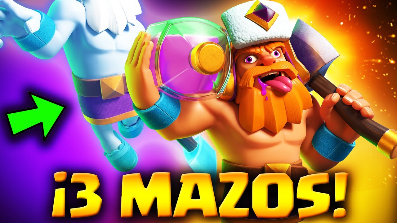 ¡¡¡¡TOP 3 MEJORES MAZOS con LEÑADOR EVOLUCION!!!! (Nueva Evo)