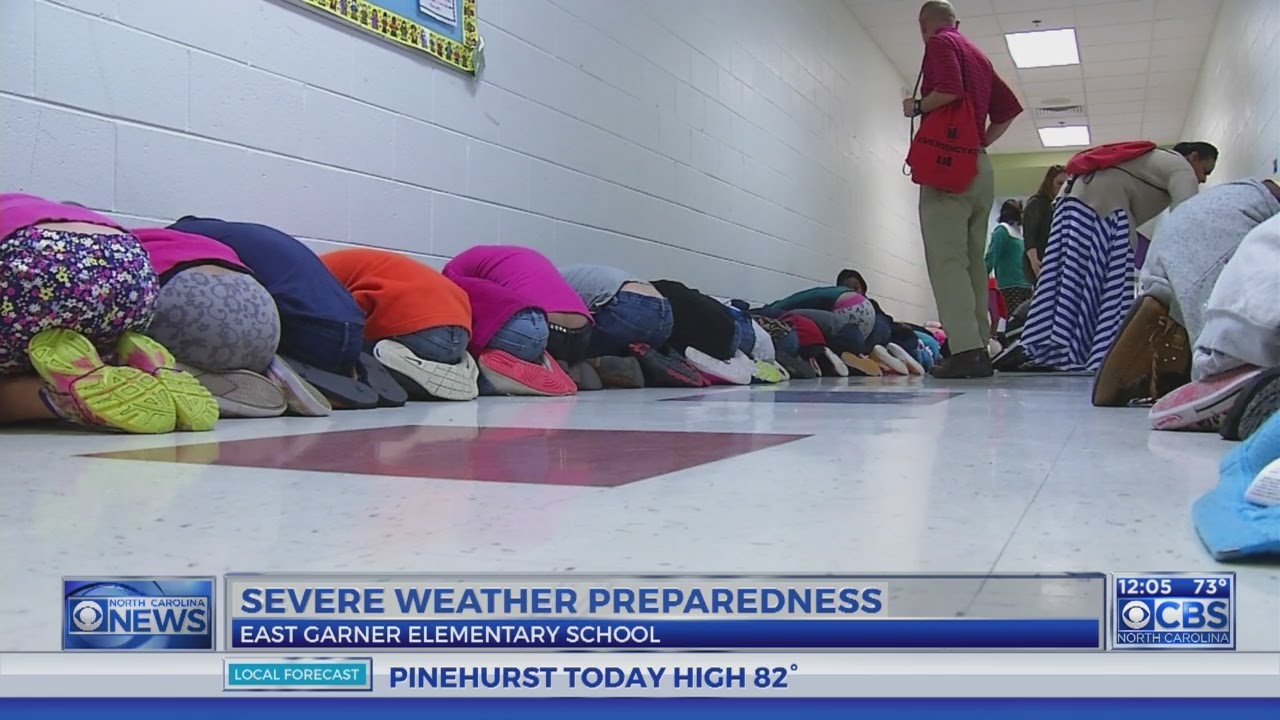 Garner elem. students participate in statewide tornado drill