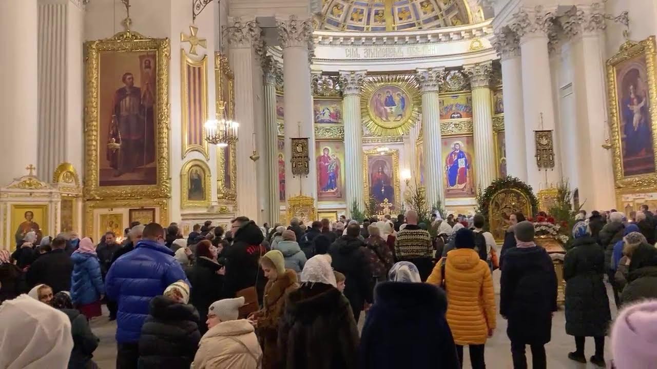 07.01.2025. 💫НОЧНАЯ БОЖЕСТВЕННАЯ ЛИТУРГИЯ🎄Свято-Троицкий Измайловский собор Санкт-Петербурга