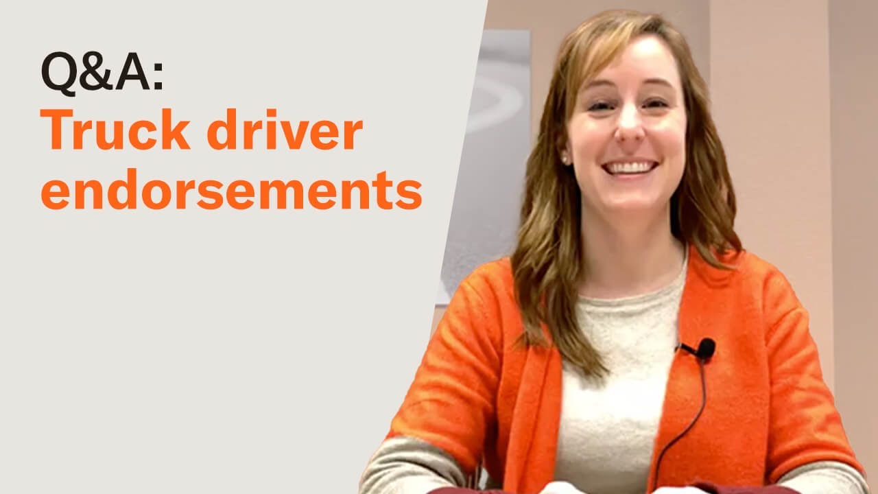 Truck driver Q&A with Schneider recruiters [Ep. 22] Truck driver endorsements