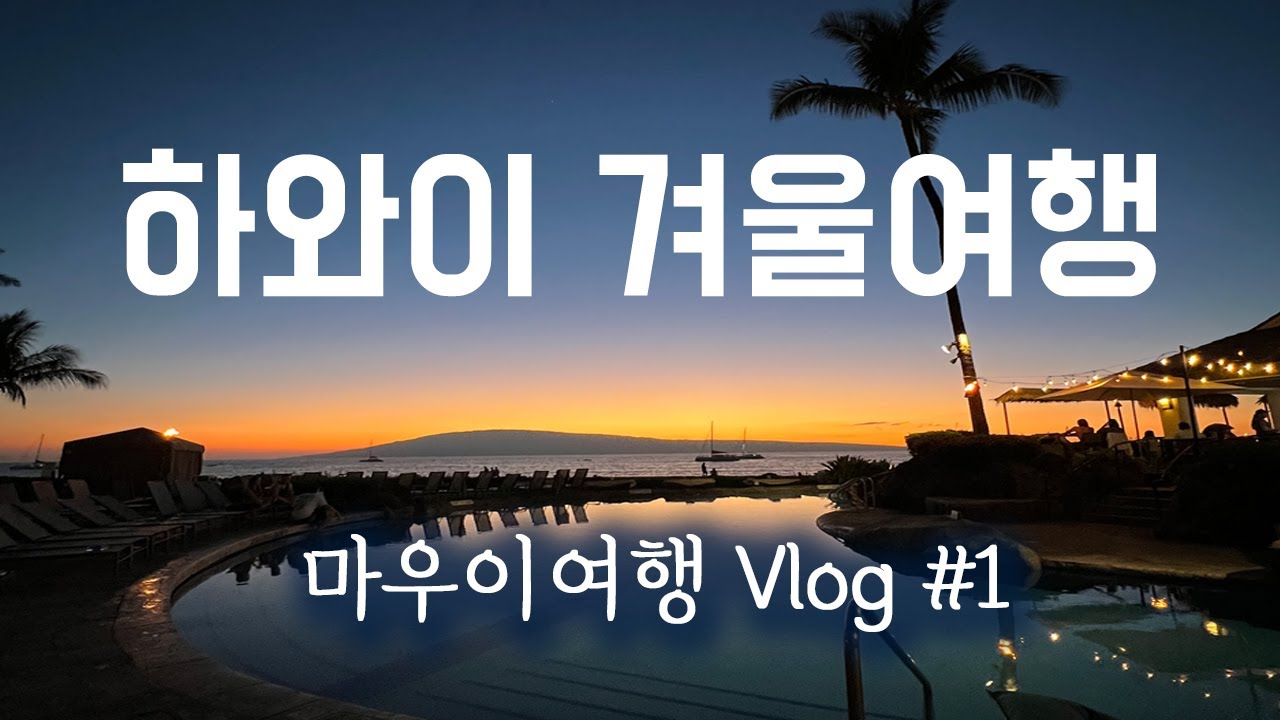 🇺🇸 렌트카로 마우이 5박 6일 자유여행 / 하와이 여행 마우이섬 Ep 1 / 🌈마우이 신혼여행 추천 Hawaii Maui Vlog