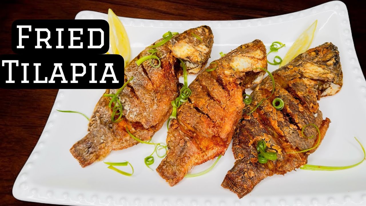 How To Make Crispy Fried Tilapia #guyanavlog #friedfish #tilapia #villagecooking #guyaneserecipe