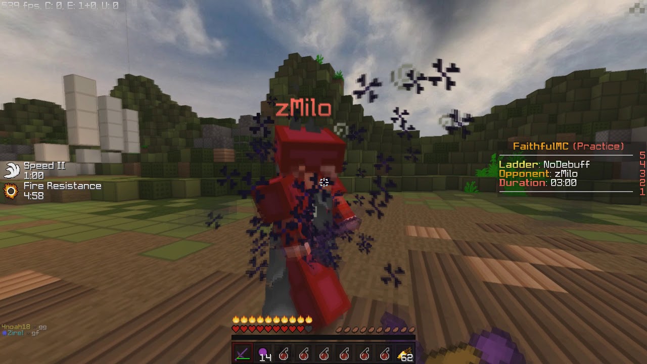 Blatantly using misplace on Minecraft