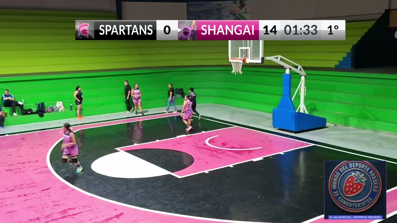 Semifinal Spartans vs Shangai basquetbol Femenil 