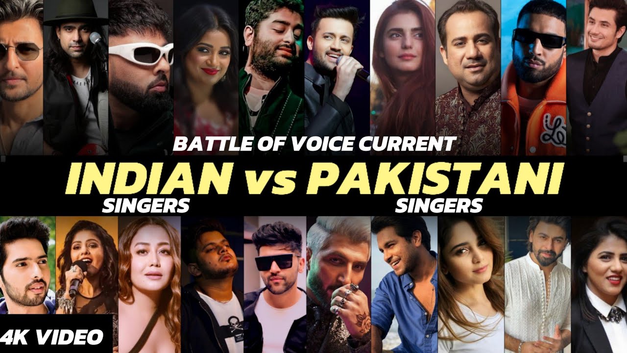 Indian Singers vs Pakistani Singers | Current Hits