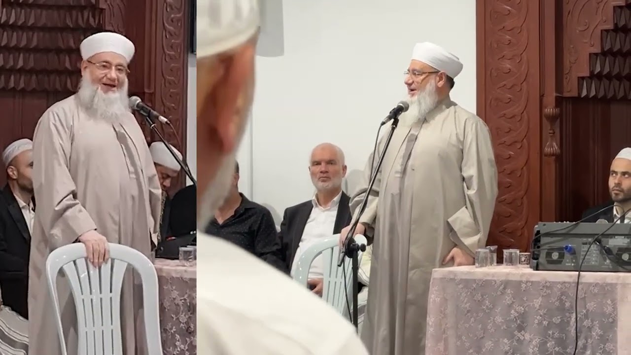 جنازة الشيخ المربي محمد فهد أبو راتب الدبس وكلمة د. يحيى الغوثاني في عزائه