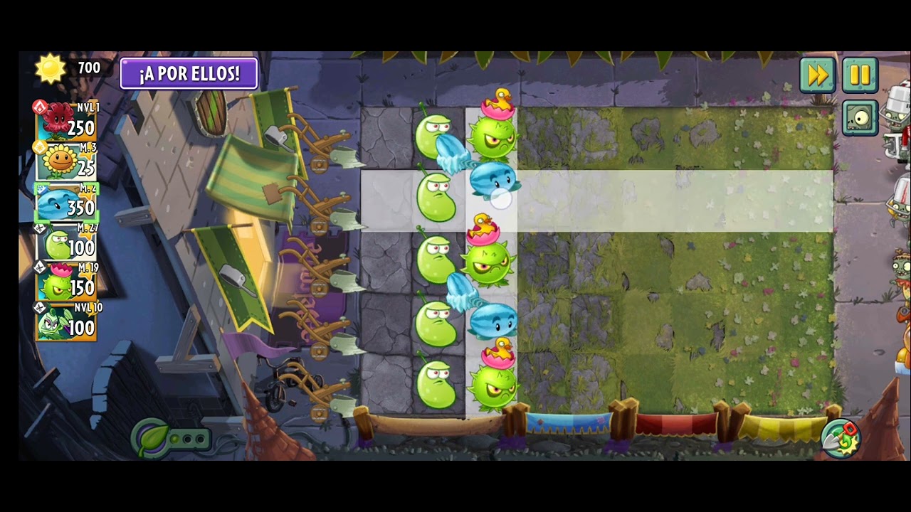 Asi se juega plantas vs zombies