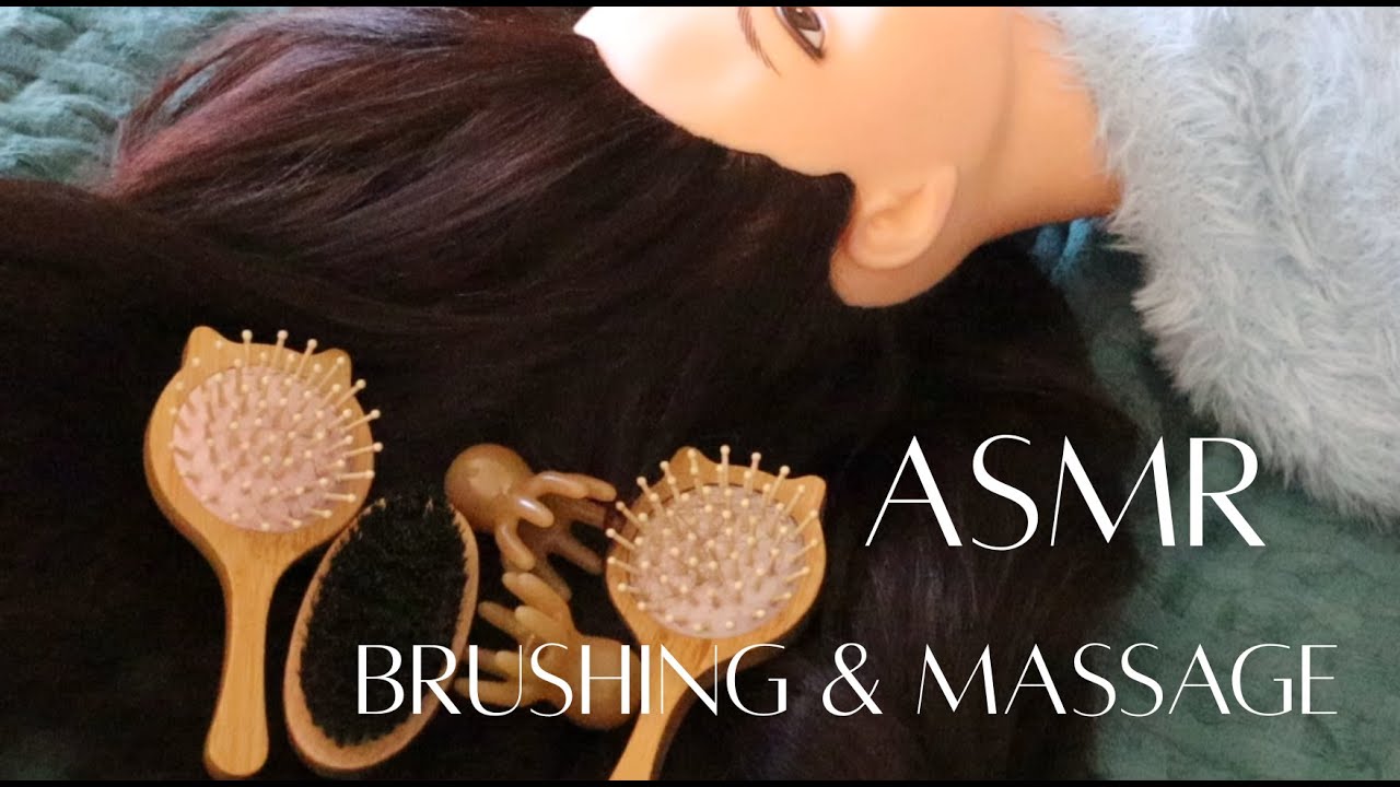ASMR Gentle Hair Brushing & Relaxing Scalp Massage | No Talking