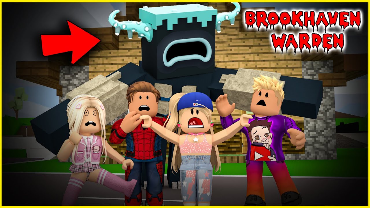 😱 WARDEN CANAVARI LANETİ İLE BROOKHAVENI KARARTTI ❗😱| ROBLOX BROOKHAVEN RP !🏡