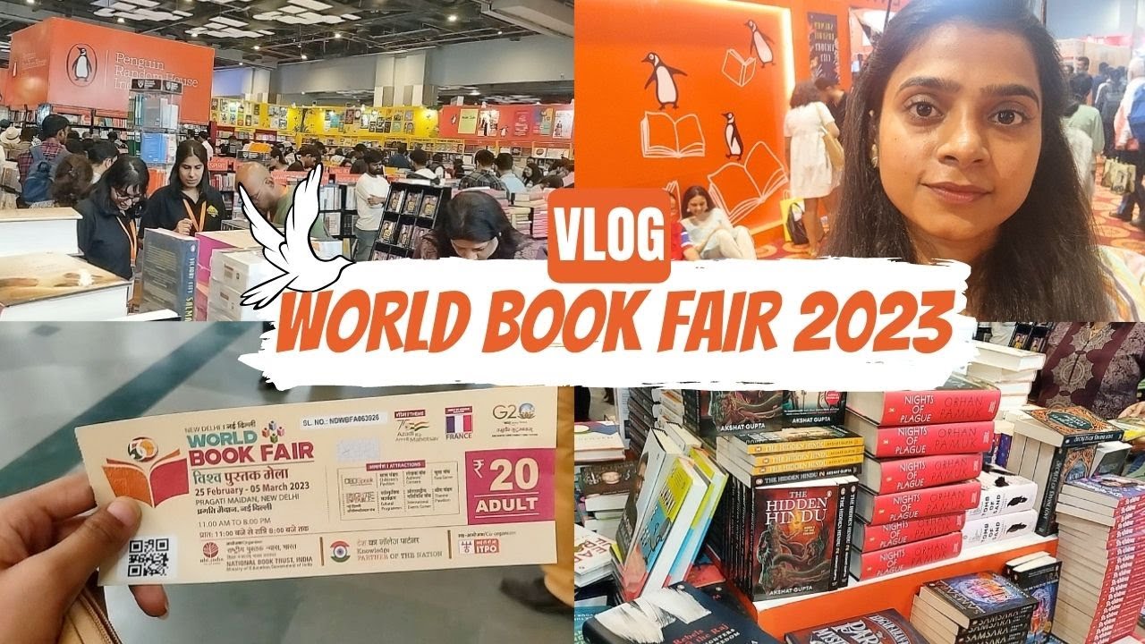 I visited the World book fair 2023 for the first time! [Experience+book haul vlog]📚✨