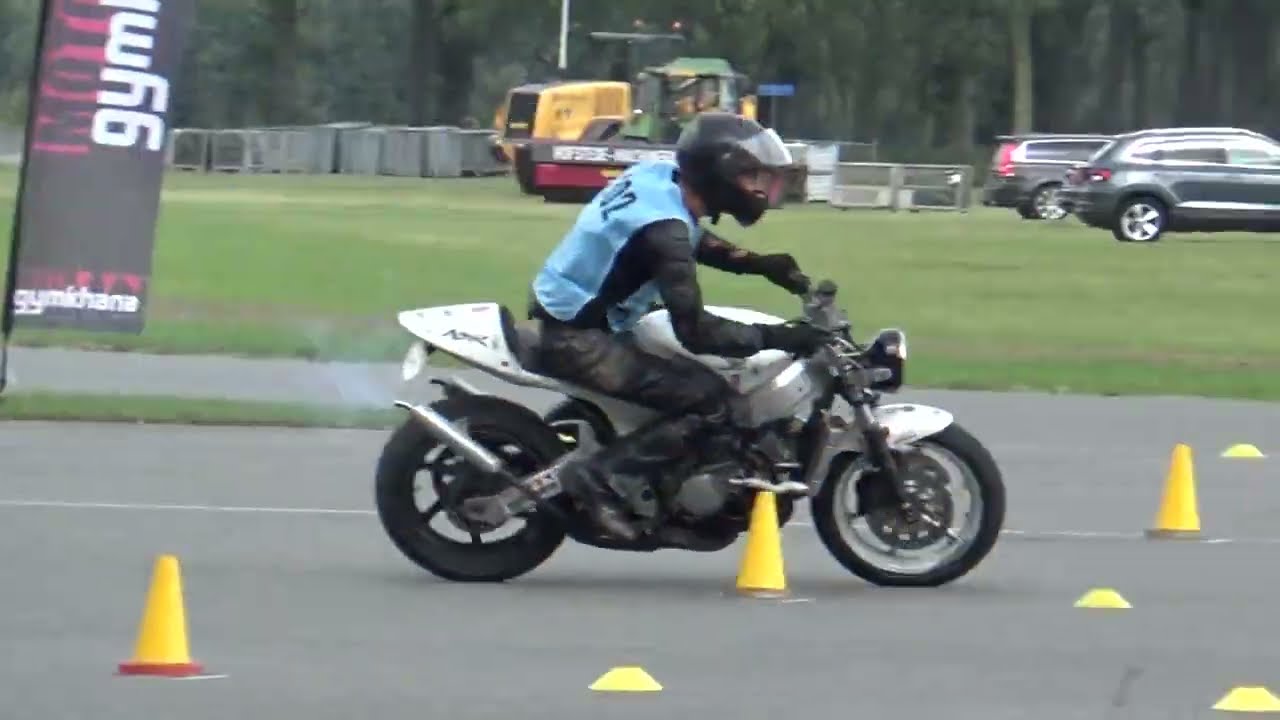 Winning run 2025 MotoGymkhana NK4 Heat 2 Bert Schuld
