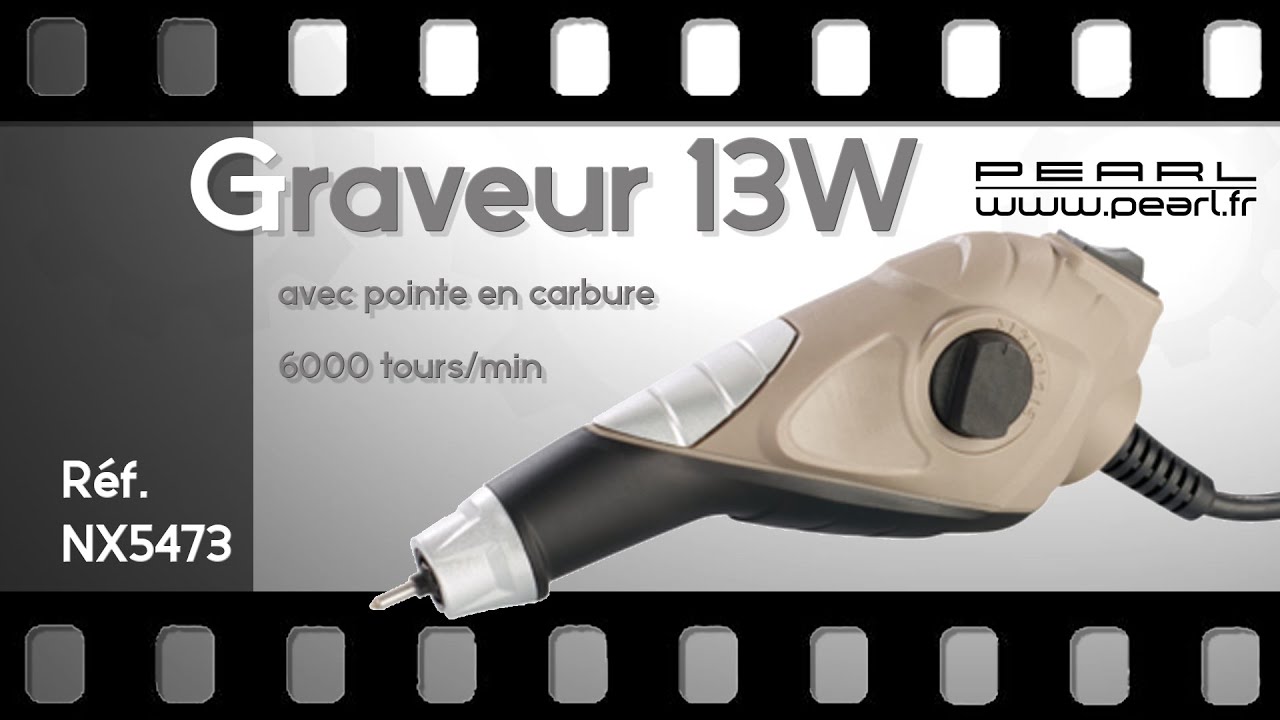 GRAVEUR AVEC POINTE CARBURE - gravure sur tous matériaux - [PEARLTV.FR]